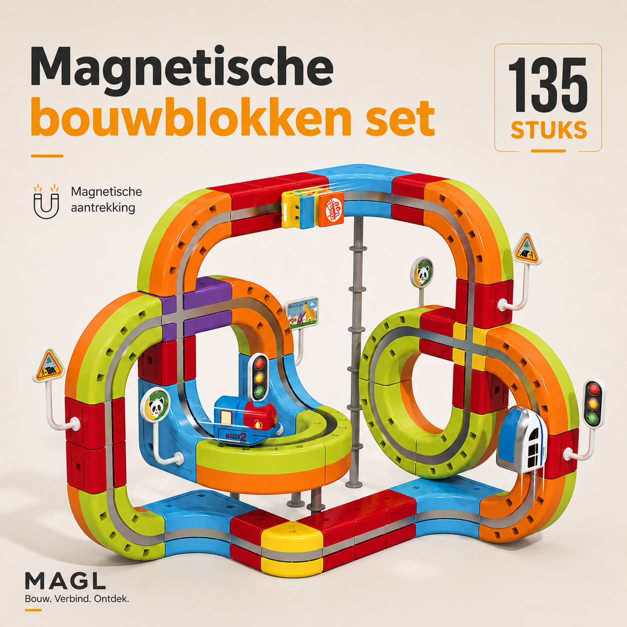 MAGL Grote Bouwset — 135-delig